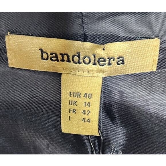 Bandolera Grey Pinstripe Vest, 12, NWT - Picture 3 of 9